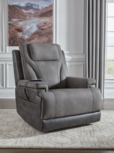 Warmstead Furniture - Ashley Furniture - 4Z-Peaceful Pause Living Room - Power Lift Recliner / Slate - PC1210412