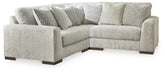 Warmstead Furniture - Ashley Furniture - Regent Park Sectional - RAF 6-Piece Sectional / Pewter - 14404S7
