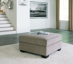 Warmstead Furniture - Ashley Furniture - Creswell Living Room - Ottoman With Storage / Stone - 1530511