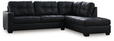 Warmstead Furniture - Ashley Furniture - Barlin Mills Sectional - RAF 2-Piece Sectional with Chaise / Umber - 17003S1