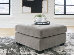 Warmstead Furniture - Ashley Furniture - Lanelly Living Room - Oversized Accent Ottoman / Alloy - 1750408