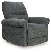 Warmstead Furniture - Ashley Furniture - Aureta Living Room - Power Lift Recliner / Charcoal - 1790312
