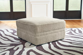 Warmstead Furniture - Ashley Furniture - Calnita Living Room - Oversized Swivel Accent Chair / Sisal - 2050221