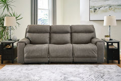 Warmstead Furniture - Ashley Furniture - Starbot Sectional - 3-Piece Power Reclining Sectional Sofa / Fossil - 23501S3