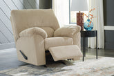 Warmstead Furniture - Ashley Furniture - SimpleJoy Living Room - Rocker Recliner / Sand - 2420325