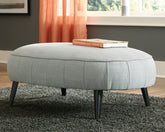 Warmstead Furniture - Ashley Furniture - Hollyann Living Room - Oversized Accent Ottoman / Gray - 2440208