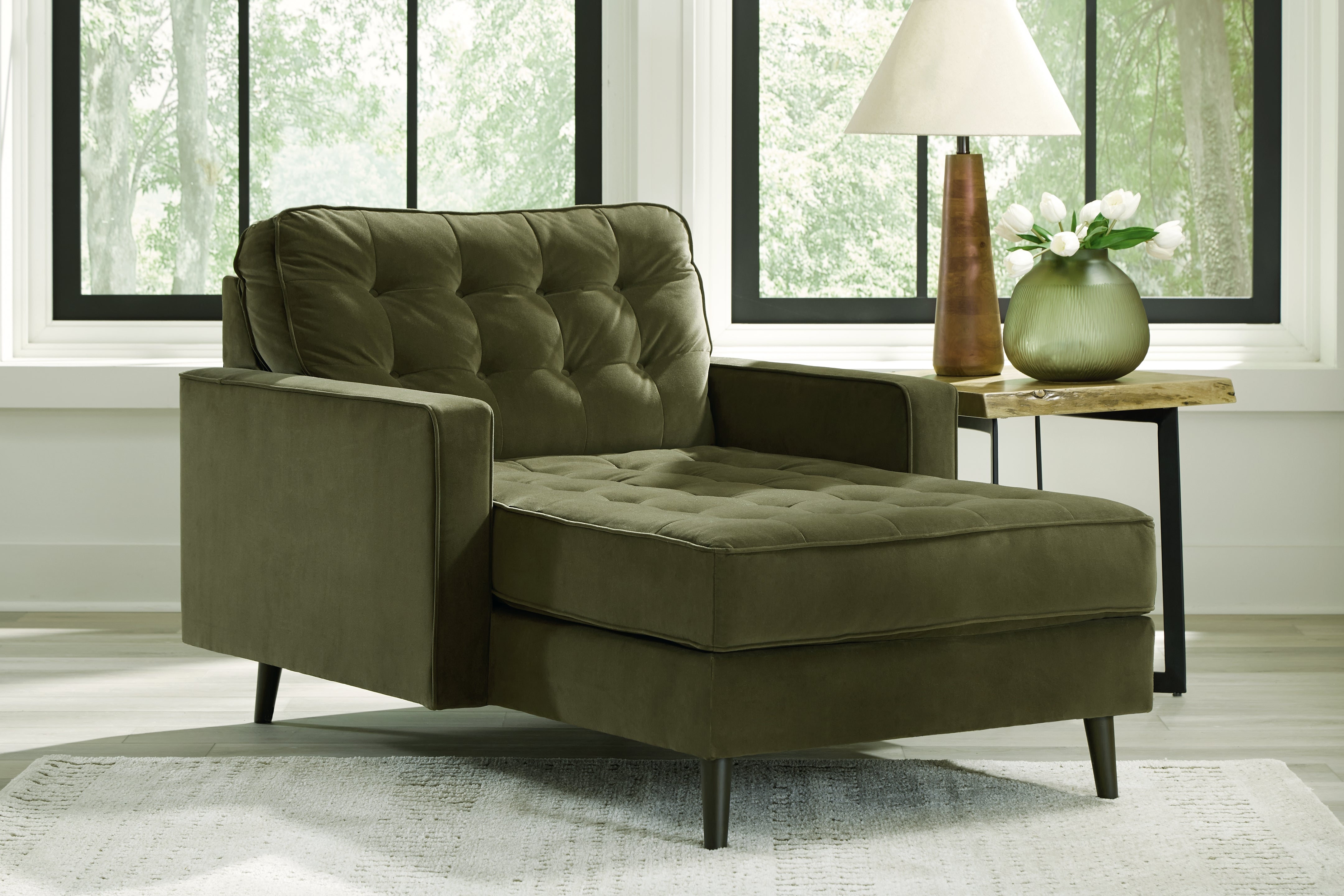 Warmstead Furniture - Ashley Furniture - Reveon Lakes Living Room - Sofa / Olive - 2640438
