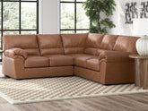 Warmstead Furniture - Ashley Furniture - WillowBend Sectional - LAF 3-Piece Sectional / Umber - PC27705S4