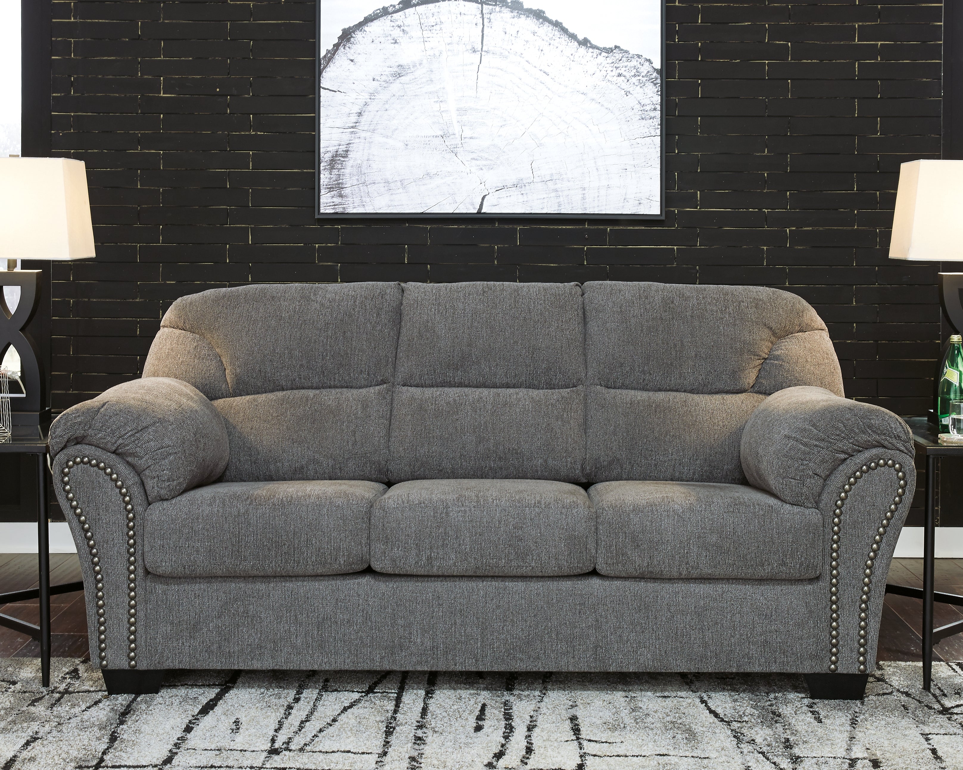 Warmstead Furniture - Ashley Furniture - Allmaxx Living Room - Sofa / Pewter - 2810538