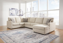 Warmstead Furniture - Ashley Furniture - Edenfield Sectional - LAF 3-Piece Sectional with Chaise / Linen - 29004S2