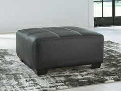 Warmstead Furniture - Ashley Furniture - Brixley Pier Living Room - Oversized Accent Ottoman / Graphite - 2990608