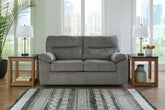 Warmstead Furniture - Ashley Furniture - Bindura Living Room - Glider Loveseat / Mineral - 3030578