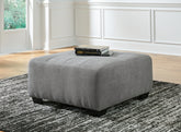 Warmstead Furniture - Ashley Furniture - Birkdale Court Living Room - Oversized Accent Ottoman / Gray - 3240208