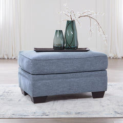 Warmstead Furniture - Ashley Furniture - Carissa Manor Living Room - Queen Sofa Sleeper / Denim - 3260439