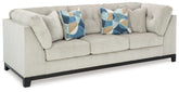 Warmstead Furniture - Ashley Furniture - Maxon Place Living Room - Oversized Accent Ottoman / Navy - 3300308