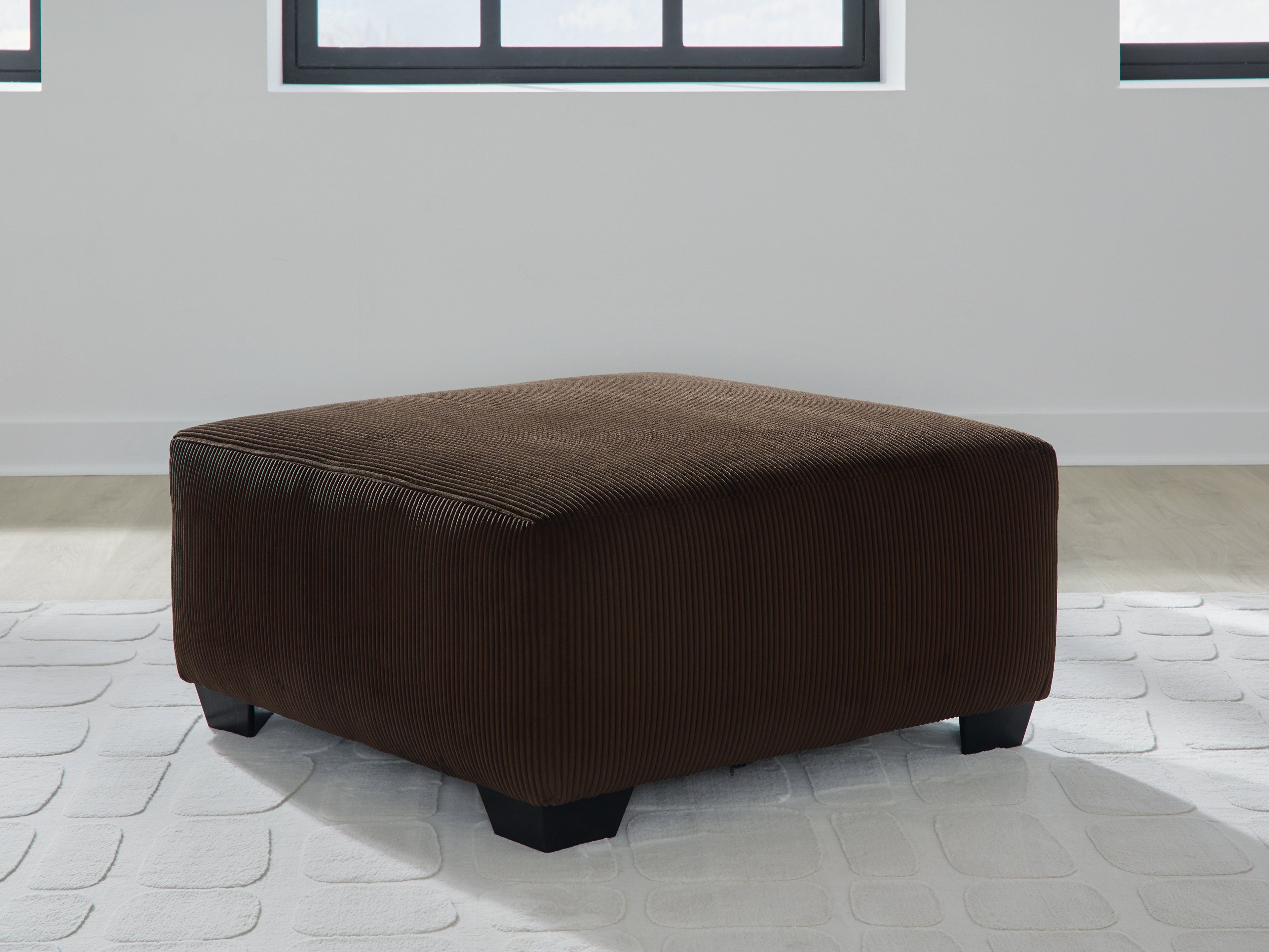 Warmstead Furniture - Ashley Furniture - Kimlee Living Room - Oversized Accent Ottoman / Chocolate - PC3560308