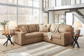Warmstead Furniture - Ashley Furniture - Bandon Sectional - LAF 4-Piece Sectional / Toffee - 38006S5
