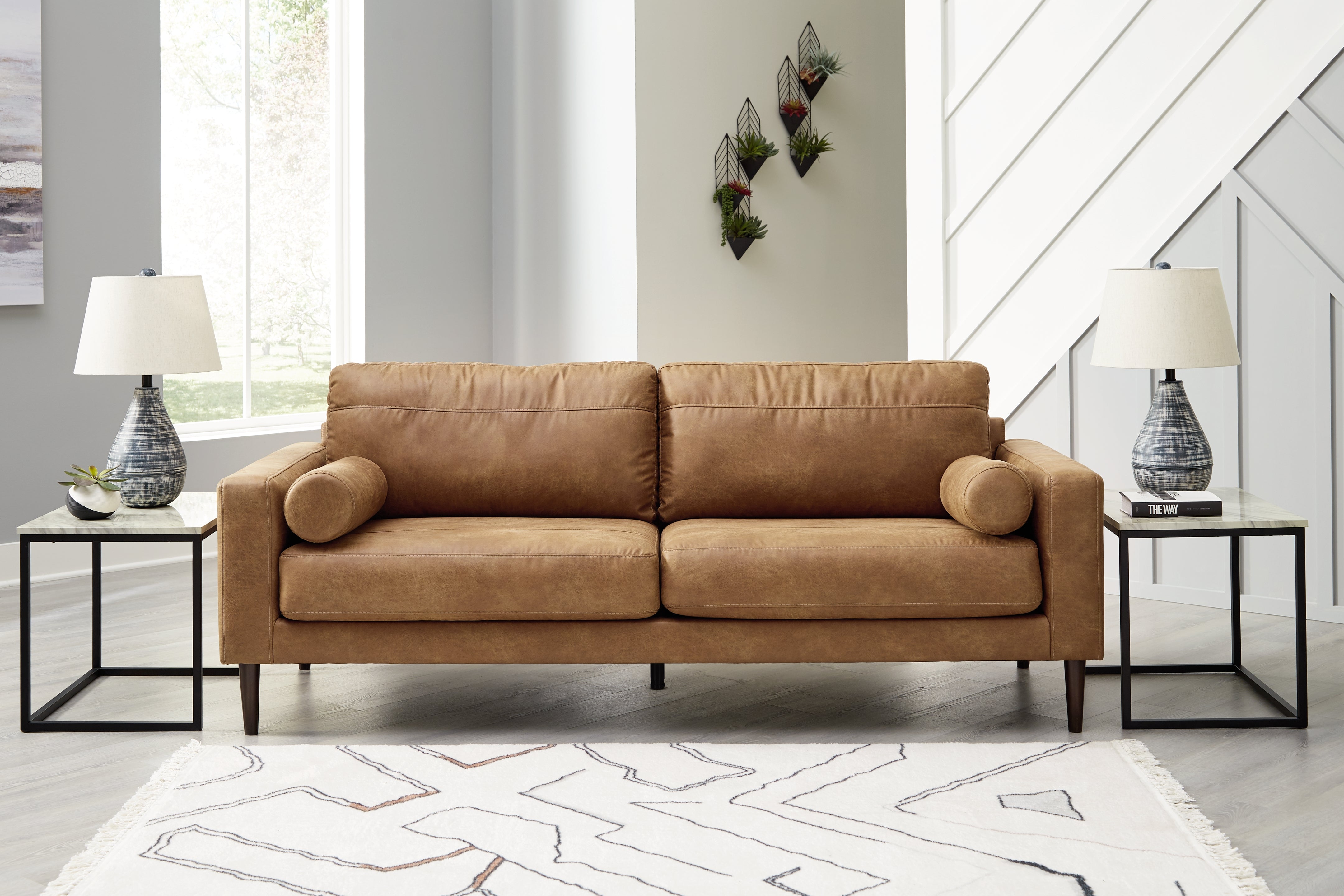 Warmstead Furniture - Ashley Furniture - Telora Living Room - Sofa / Caramel - 4100238