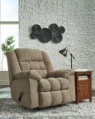 Warmstead Furniture - Ashley Furniture - Kegler Living Room - Rocker Recliner / Putty - 4450425