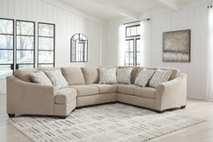 Warmstead Furniture - Ashley Furniture - Brogan Bay Sectional - 3-Piece Sectional with Cuddler / Cork - 52705S2