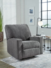 Warmstead Furniture - Ashley Furniture - Rannis Living Room - Rocker Recliner / Pewter - 5360225