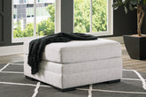 Warmstead Furniture - Ashley Furniture - Koralynn Living Room - Oversized Accent Ottoman / Stone - 5410208