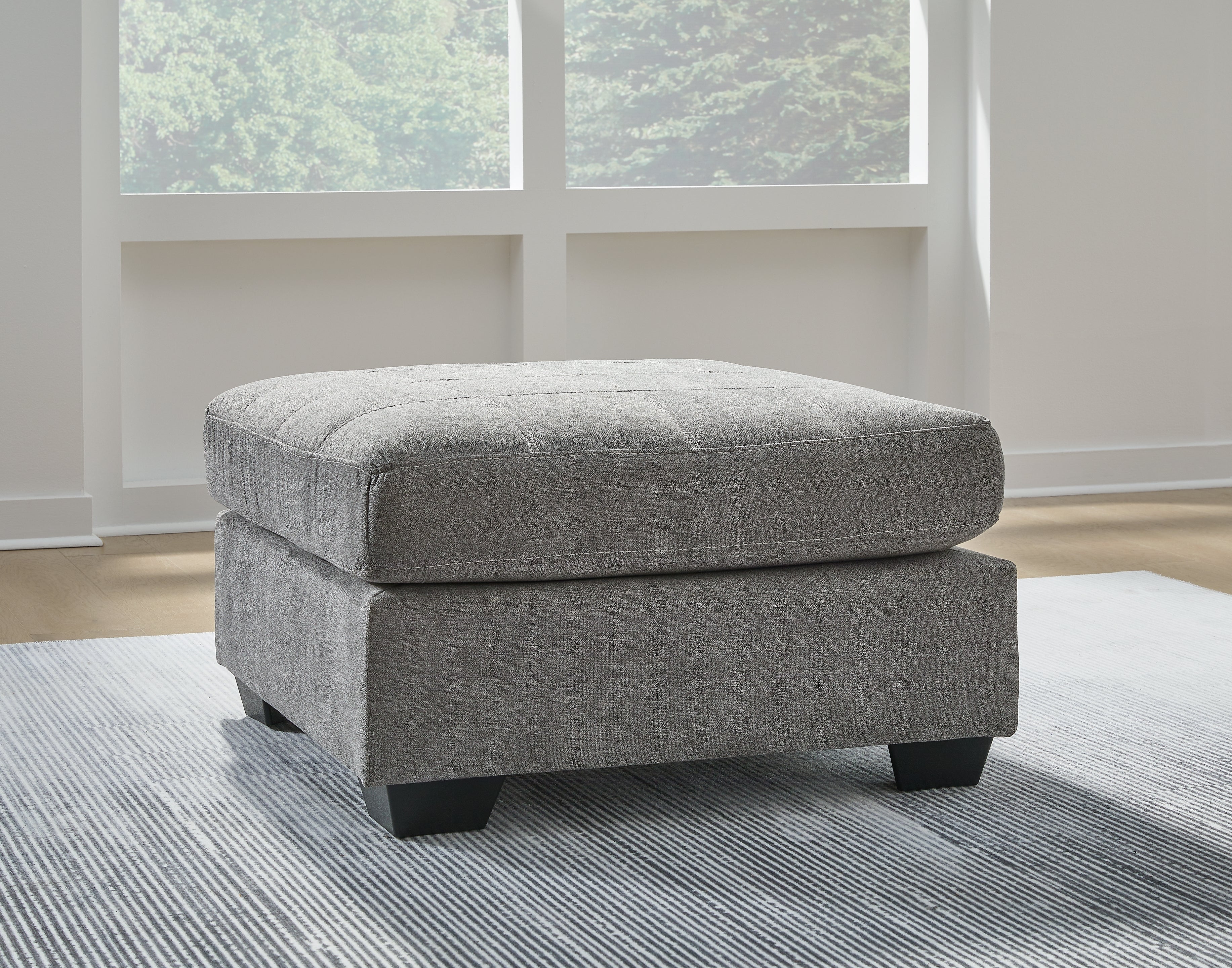 Warmstead Furniture - Ashley Furniture - Marleton Living Room - Oversized Accent Ottoman / Gray - 5530508