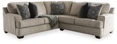 Warmstead Furniture - Ashley Furniture - Bovarian Sectional - LAF 4-Piece Sectional / Stone - 56103S6