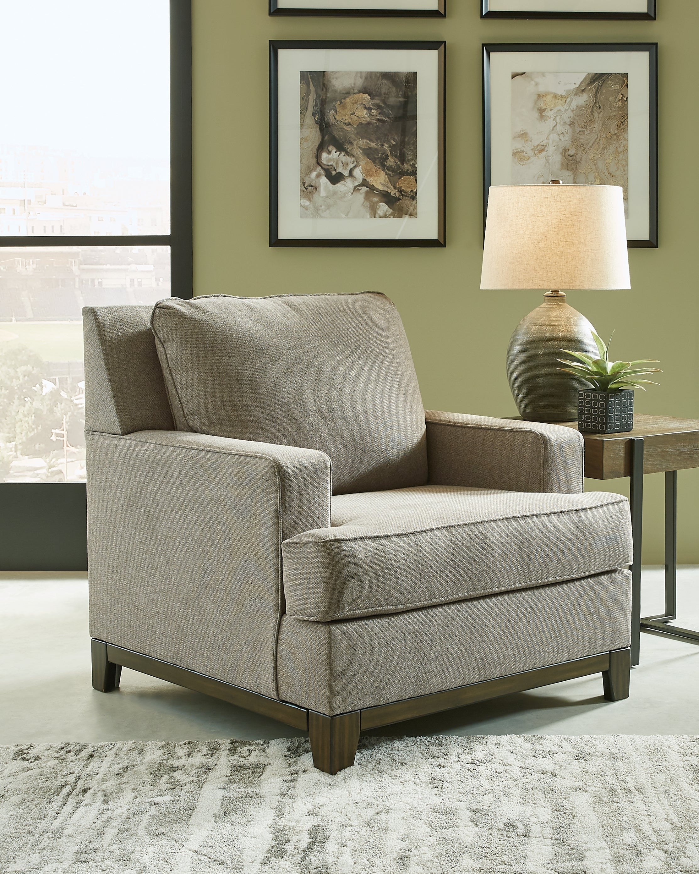 Warmstead Furniture - Ashley Furniture - Kaywood Living Room - Loveseat / Granite - 5630335