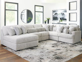 Warmstead Furniture - Ashley Furniture - Cuddle Plush Sectional - RAF 2-Piece Sectional / Arctic - PC59106S9