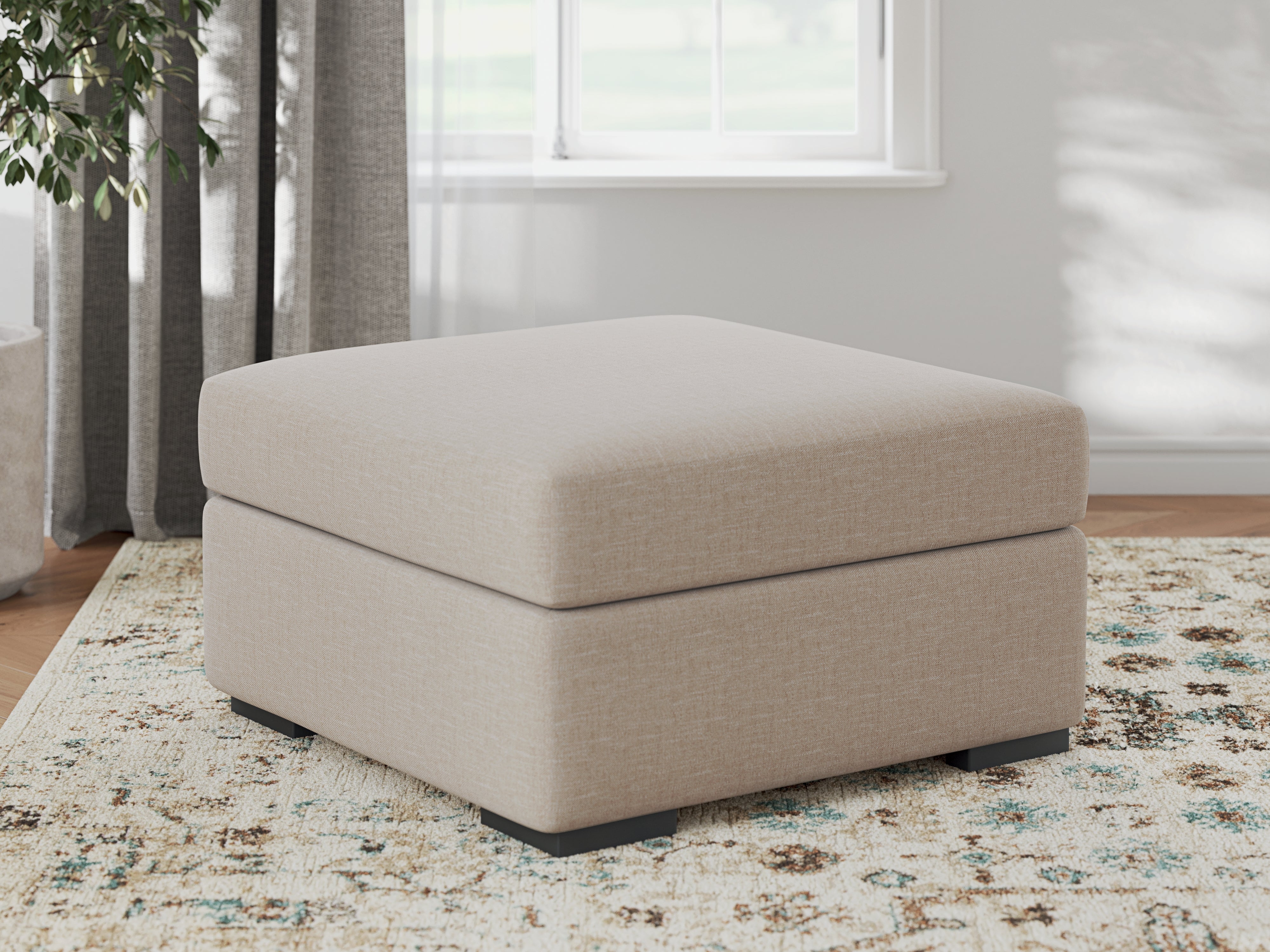 Warmstead Furniture - Ashley Furniture - LadyMae Living Room - Oversized Accent Ottoman / Twill - 5940408