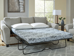 Warmstead Furniture - Ashley Furniture - Willarae Living Room - Queen Sofa Sleeper / Taupe - 5980339