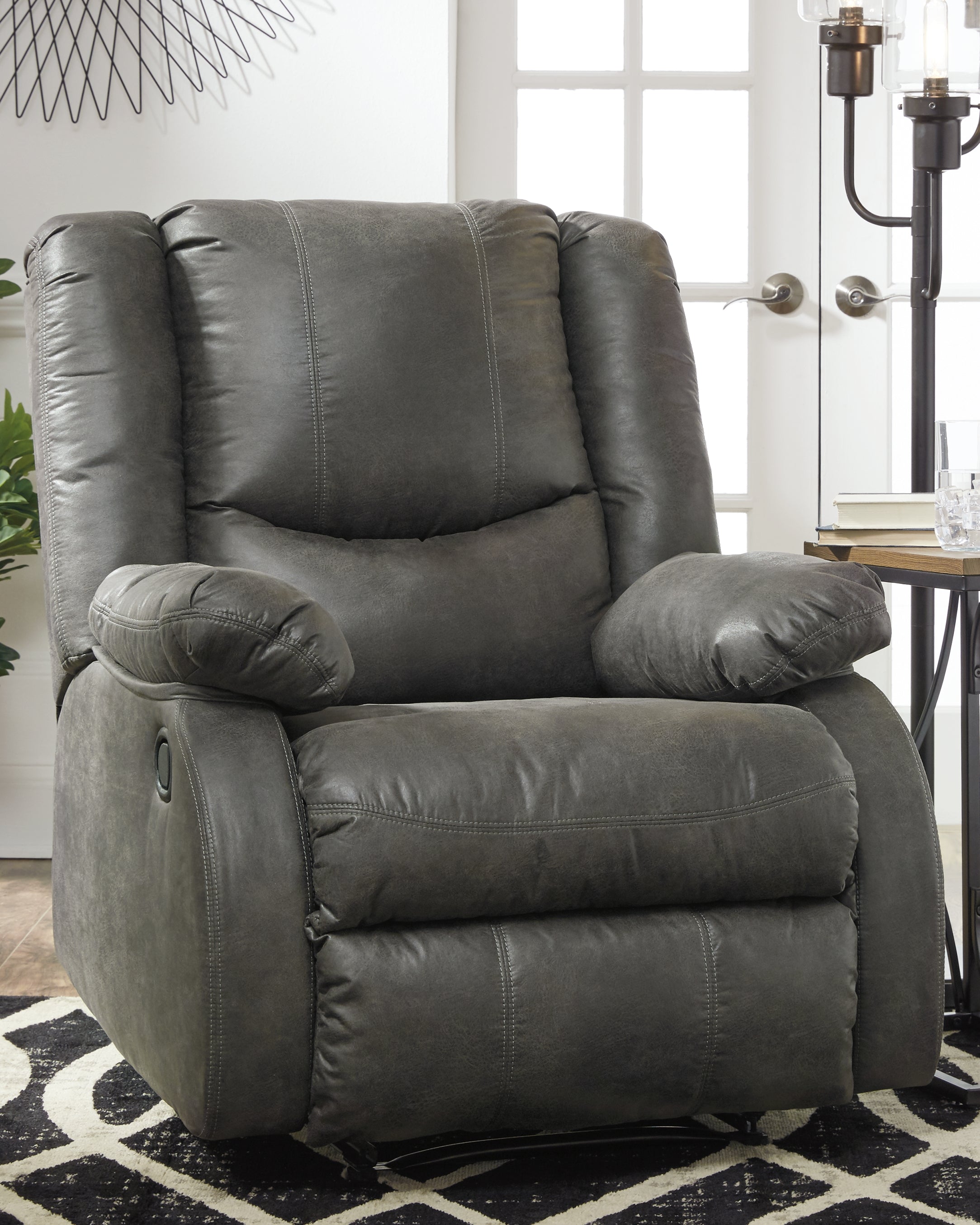 Warmstead Furniture - Ashley Furniture - Bladewood Living Room - Zero Wall Recliner / Coffee - 6030529