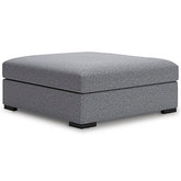 Warmstead Furniture - Ashley Furniture - Bealton Living Room - Oversized Accent Ottoman / Salt and Pepper - 6130508