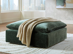 Warmstead Furniture - Ashley Furniture - Carriage View Living Room - Oversized Accent Ottoman / Jade - 7800108