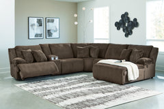Warmstead Furniture - Ashley Furniture - Top Tier Sectional - 3-Piece Sectional Chofa / Alloy - 92706S10