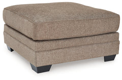 Warmstead Furniture - Ashley Furniture - Cannonbrook Living Room - Oversized Accent Ottoman / Nutmeg - 9820108