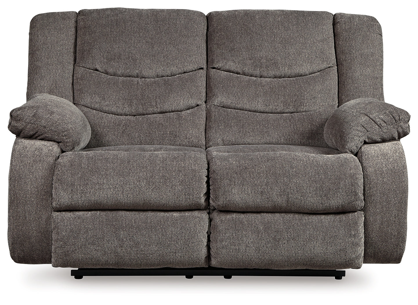 Warmstead Furniture - Ashley Furniture - Tulen Living Room - Reclining Loveseat / Gray - 9860686