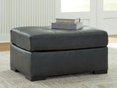 Warmstead Furniture - Ashley Furniture - Brindley Pier Living Room - Oversized Accent Ottoman / Fog - 9950308