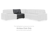 Warmstead Furniture - Ashley Furniture - Brindley Pier Sectional - RAF 2-Piece Sectional Loveseat / Fog - 99503S1