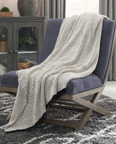 Warmstead Furniture - Ashley Furniture - Leonita Throw - Throw / Black/White - A1000769T
