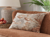 Warmstead Furniture - Ashley Furniture - Aprover Pillows - Pillow / Rust/Gray/White - A1001040P