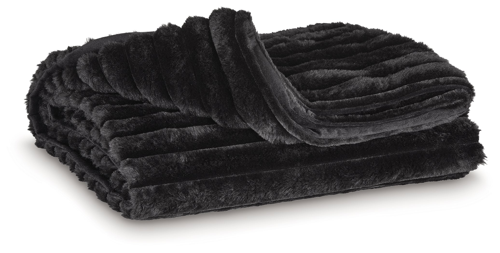 Warmstead Furniture - Ashley Furniture - Alsonwell Throw - Throw / Black - A1001083T