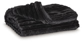 Warmstead Furniture - Ashley Furniture - Alsonwell Throw (Set of 3) - Throw (3/CS) / Black - A1001083