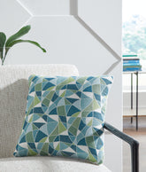Warmstead Furniture - Ashley Furniture - Seanow Next-Gen Nuvella Pillows - Pillow / Green/Turquoise/White - A1900005P