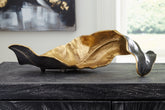 Warmstead Furniture - Ashley Furniture - Melinda Sculpture - Sculpture / Black/Gold Finish - A2000416