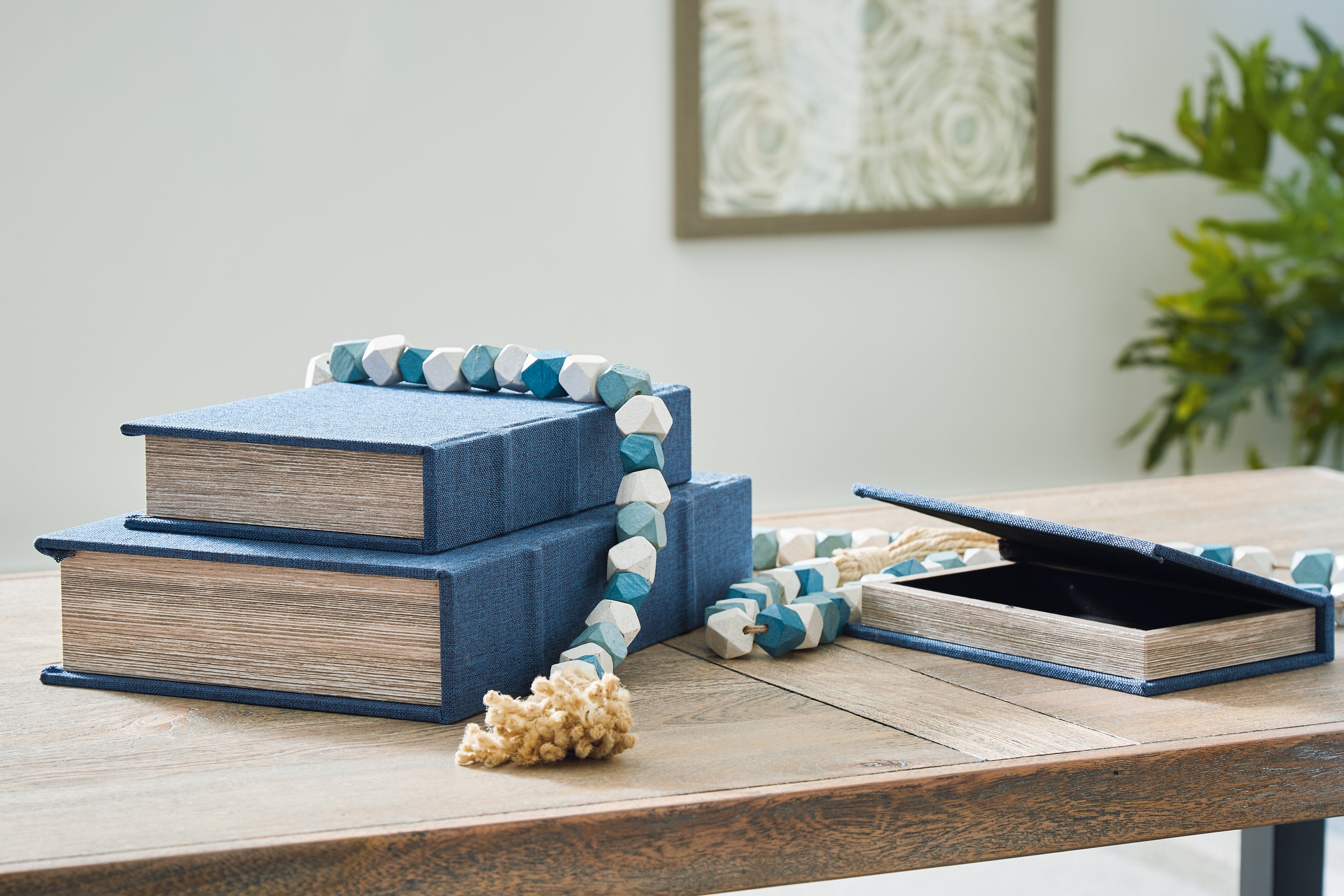 Warmstead Furniture - Ashley Furniture - Jolina Box Set (set of 3) - Box Set (3/CN) / Blue - A2000617