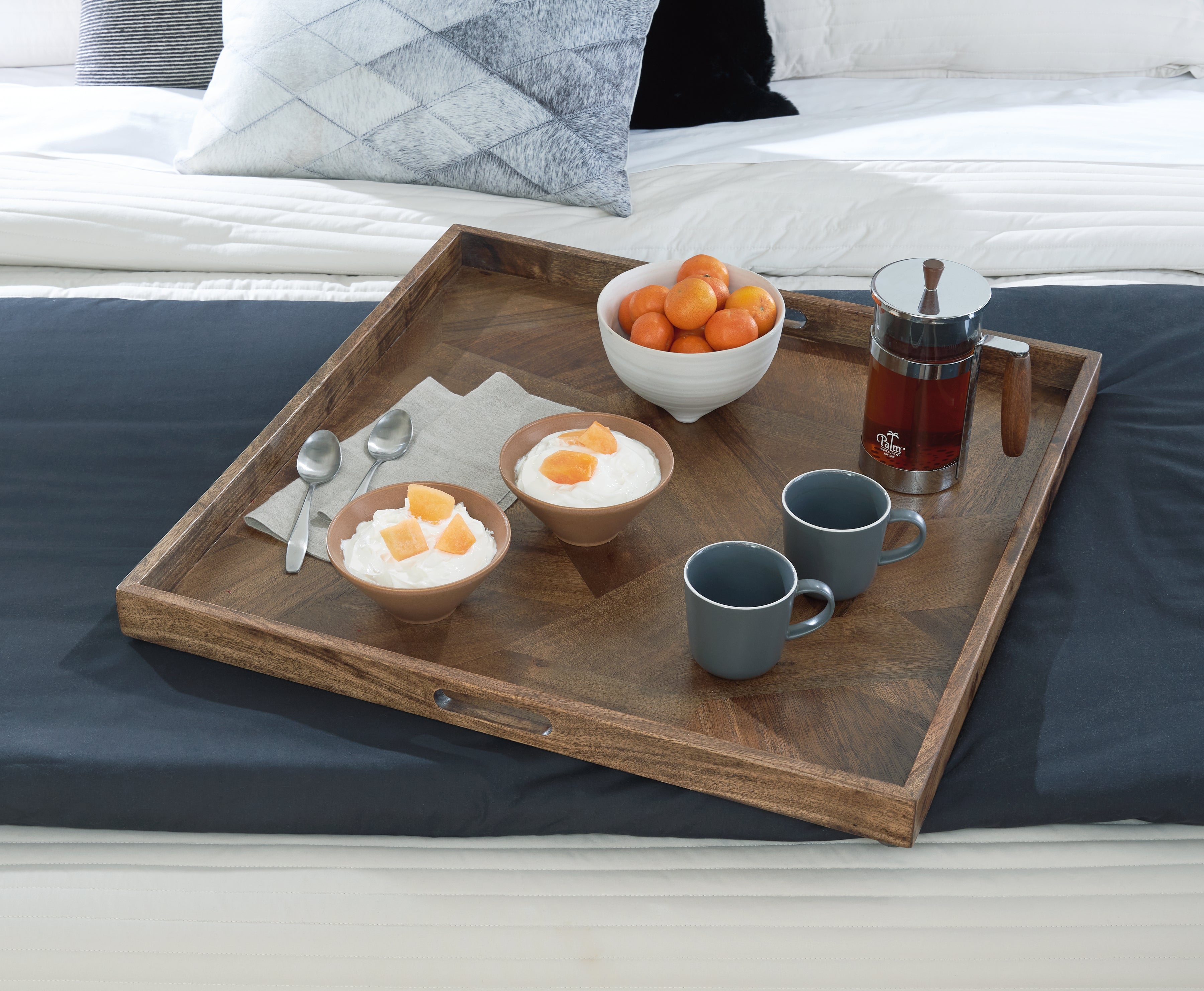 Warmstead Furniture - Ashley Furniture - Heddford Tray - Tray / Brown - A2000722