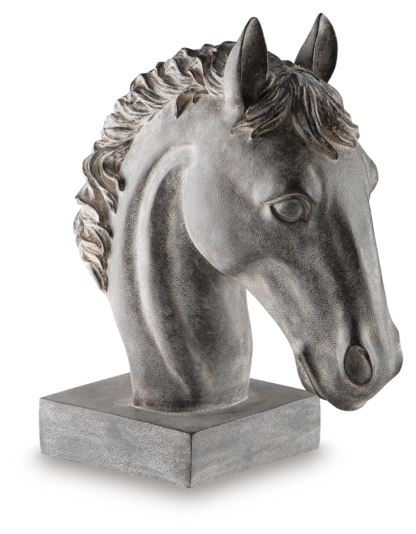 Warmstead Furniture - Ashley Furniture - Carnlow Sculpture - Sculpture / Antique Black - A2000772
