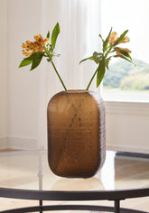 Warmstead Furniture - Ashley Furniture - Capard Vase - Vase / Brown - A2900004